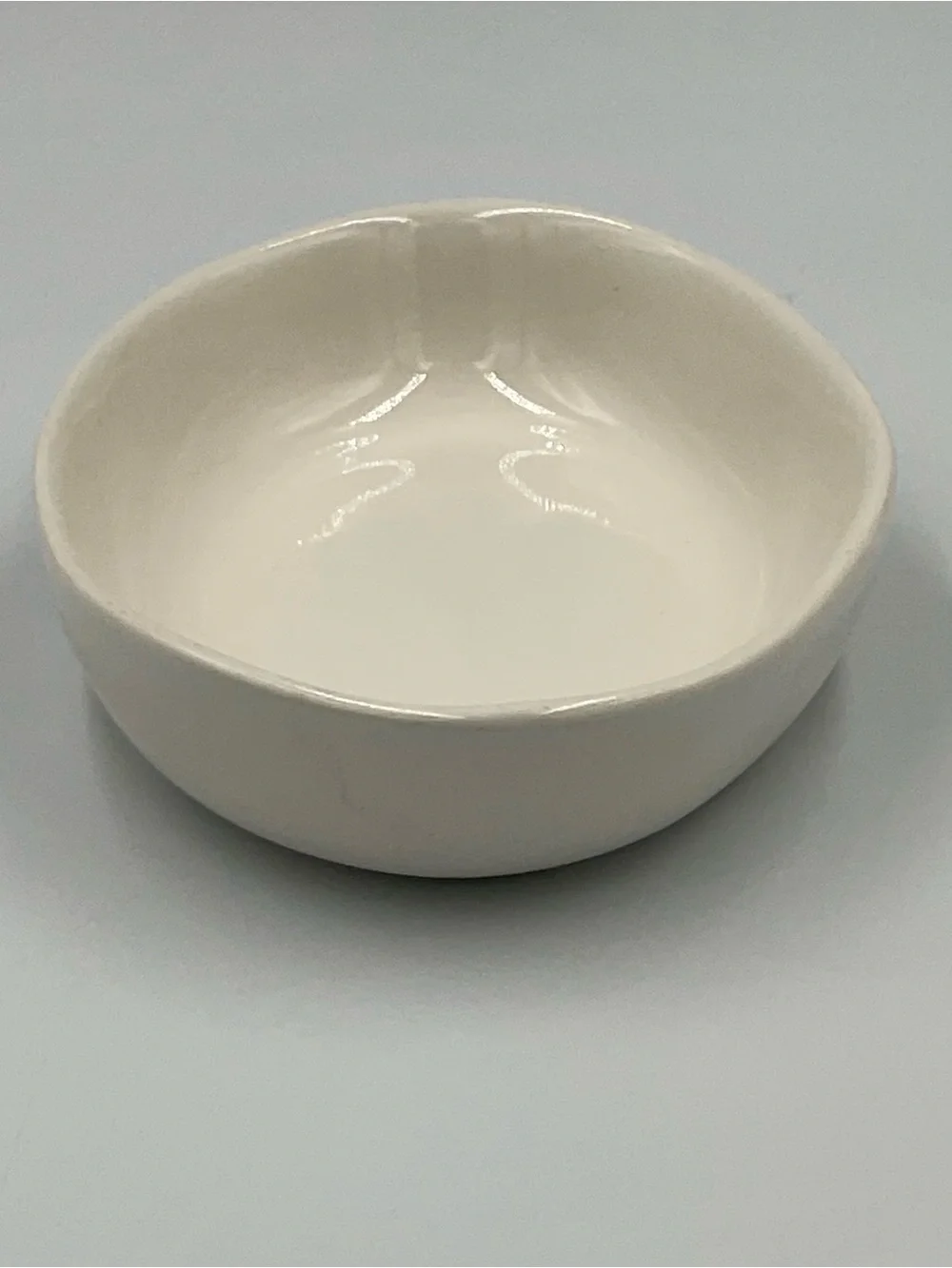 Rae Dunn “FEAST” Small Ceramic Cat/Pet Food Bowl